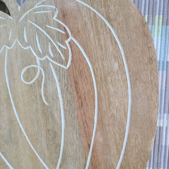Handmade Wooden Pumpkin Charcuterie Styling Tray Cutting Board Harvest Decor - Picture 5 of 10